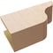 Ekena Millwork 6in. W x 8in. H x 16in. L Carmel Woodgrain TimberThane Rafter Tail, Primed Tan RFTUR06X08X16CARRCPR - alternate 4
